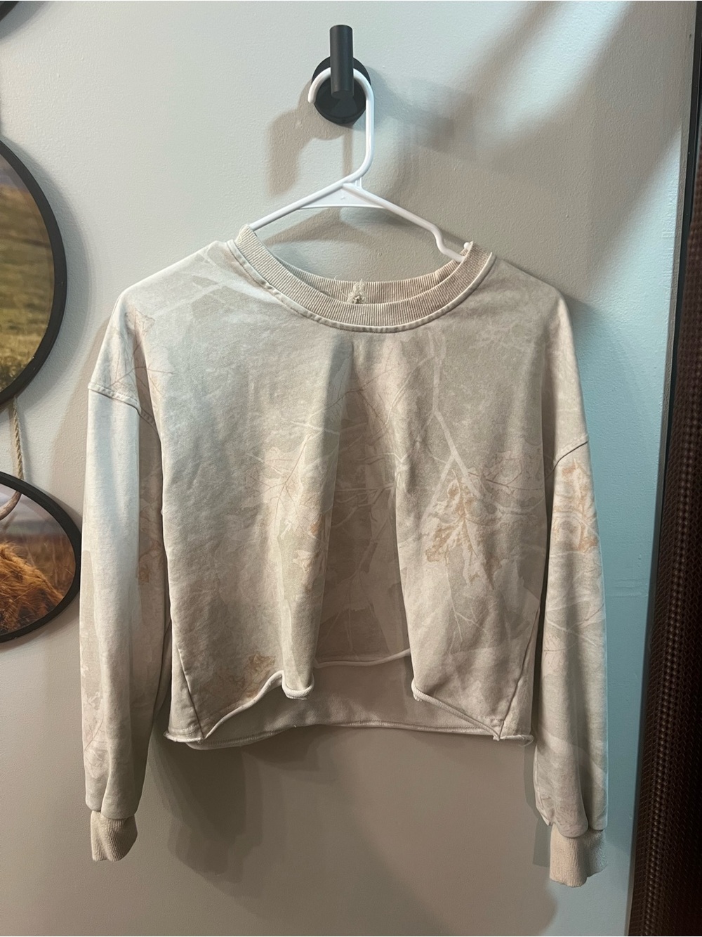 Gilded Intent Soft Camo Washed Cropped